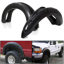 Load image into Gallery viewer, YIKATOO® Ford 1999-2007 F250 F350 Super Duty 4PC Pocket Rivet Style Fender Flares Black -junior