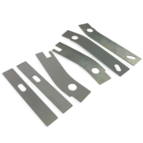 YIKATOO® 6pc Frame Repair Rusted Shackle Weld Plate Rear for 1986-1995 Jeep Wrangler YJ -junior