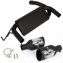 Load image into Gallery viewer, YIKATOO®  Flat Black Dual CatBack Exhaust Muffler System for 2007-2017 Jeep Wrangler  2/4DR-junior