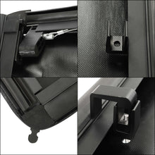 Load image into Gallery viewer, YIKATOO® Roll-up Soft Truck Tonneau Cover Compatible with 2007-2014 GMC Sierra/Chevy Silverado 1500/2500HD/3500HD  with 6.5&#39; Bed Black Sailcloth Fold -junior