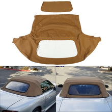 Load image into Gallery viewer, YIKATOO® Convertible Soft Top &amp; Plastic Window Tan Cabrio For 1990-03 04 2005 Mazda Miata -junior