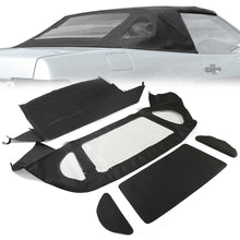 Load image into Gallery viewer, YIKATOO® Convertible Top Soft Roof Compatible with Mercedes-Benz 1990-2002 SL Series (R129) Black Canvas, Clear Plastic Window -junior