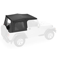 Load image into Gallery viewer, YIKATOO® Convertible Soft Top Roof Compatible with 1988-1995 Jeep Wrangler YJ Upper Door Skins 2DR w/o Clear Window -junior