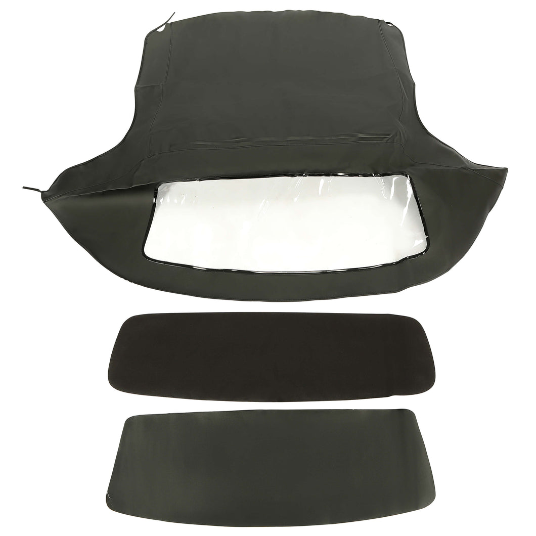 YIKATOO® Convertible Soft Top Roof with Plastic Window Compatible with 1996-2002 BMW Z3 & M Roadster Convertibles（Blackï¼?junior