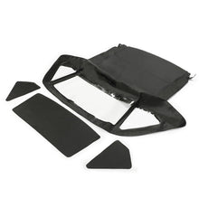 Load image into Gallery viewer, YIKATOO® Convertible Top Compatible with Mercedes-Benz (R107) 1972-1980 450SL, 1981-1985 380SL, 1986-1989 560SL Black Canvas Soft Roof W/Clear Plastic Window -junior