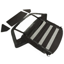 Load image into Gallery viewer, YIKATOO® Convertible Top Compatible with Mercedes-Benz (R107) 1972-1980 450SL, 1981-1985 380SL, 1986-1989 560SL Black Canvas Soft Roof W/Clear Plastic Window -junior