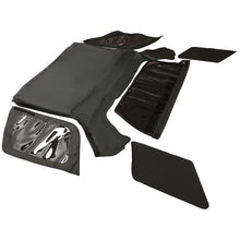 Load image into Gallery viewer, YIKATOO® Convertible Soft Top Canvas Roof with Plastic Window Compatible with 1998-2002 Isuzu Amigo/Rodeo (Black) -junior