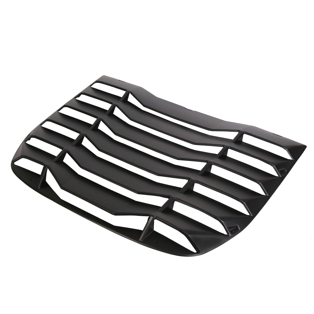 YIKATOO® Rear Window Scoop Louver Sun Shade Cover ABS Fits 2009-2019 Nissan 370Z Coupe -junior