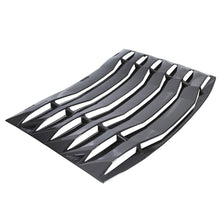 Load image into Gallery viewer, YIKATOO® Rear Window Louver Cover Vent Sun Shade Compatible with 2011-2021 Dodge Charger - Carbon Fiber Painted -junior