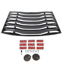 Load image into Gallery viewer, YIKATOO® Rear Window Louver Cover Vent Sun Shade Compatible with 2011-2021 Dodge Charger - Carbon Fiber Painted -junior