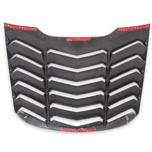 Load image into Gallery viewer, YIKATOO® Rear Window Scoop Louvers Windshield Rear Sun Shade Cover GT Lambo Style Compatible with 2015-2020 Mustang - Carbon Fiber Painted -junior