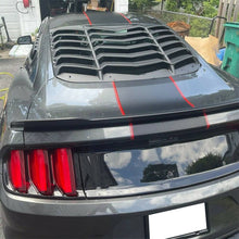 Load image into Gallery viewer, YIKATOO® Rear Window Louver Cover Sun Shade - ABS Fits 2015-2021 2019 2018 Ford Mustang -junior