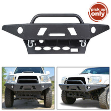 Load image into Gallery viewer, YIKATOO® New Front Bumper Guard W/ Winch Ready LED Hole D-Rings Offroad Steel for 2005-2015 Toyota Tacoma pick up only-junior
