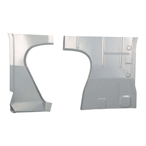 YIKATOO® Floor Pan Front Sections, Cab Floor Repair Panels, L&R Side For 1971-1996 Chevy Van  -junior