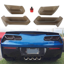Load image into Gallery viewer, YIKATOO® Rear Tail Light Lens Kit Taillight Compatible with 2014-2019 Corvette C7 Molded Acrylic Smoked Blackout Light Lens Kit -junior