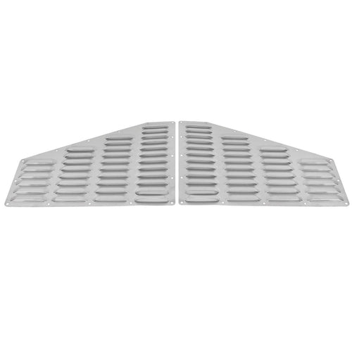 YIKATOO® Hood Louver Aluminum Vent Bolt-On Cooling Panel Kit FOR 1984-2001 Jeep XJ Cherokee -junior