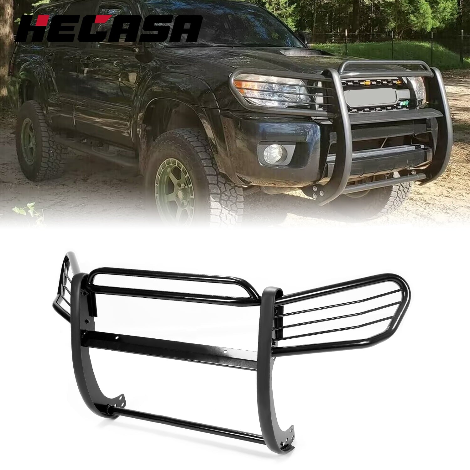 Kojem Front Bumper Protector Brush Grille Guard for 2003-2009 
