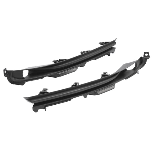 Pair Fog Light Bezel for 2016-2023 Mazda CX-9 Replacement for TK4950C11C TK4950C21C MA1038159 MA1039159 Front Fog Lamp Cover Trim Black Driver & Passenger Side