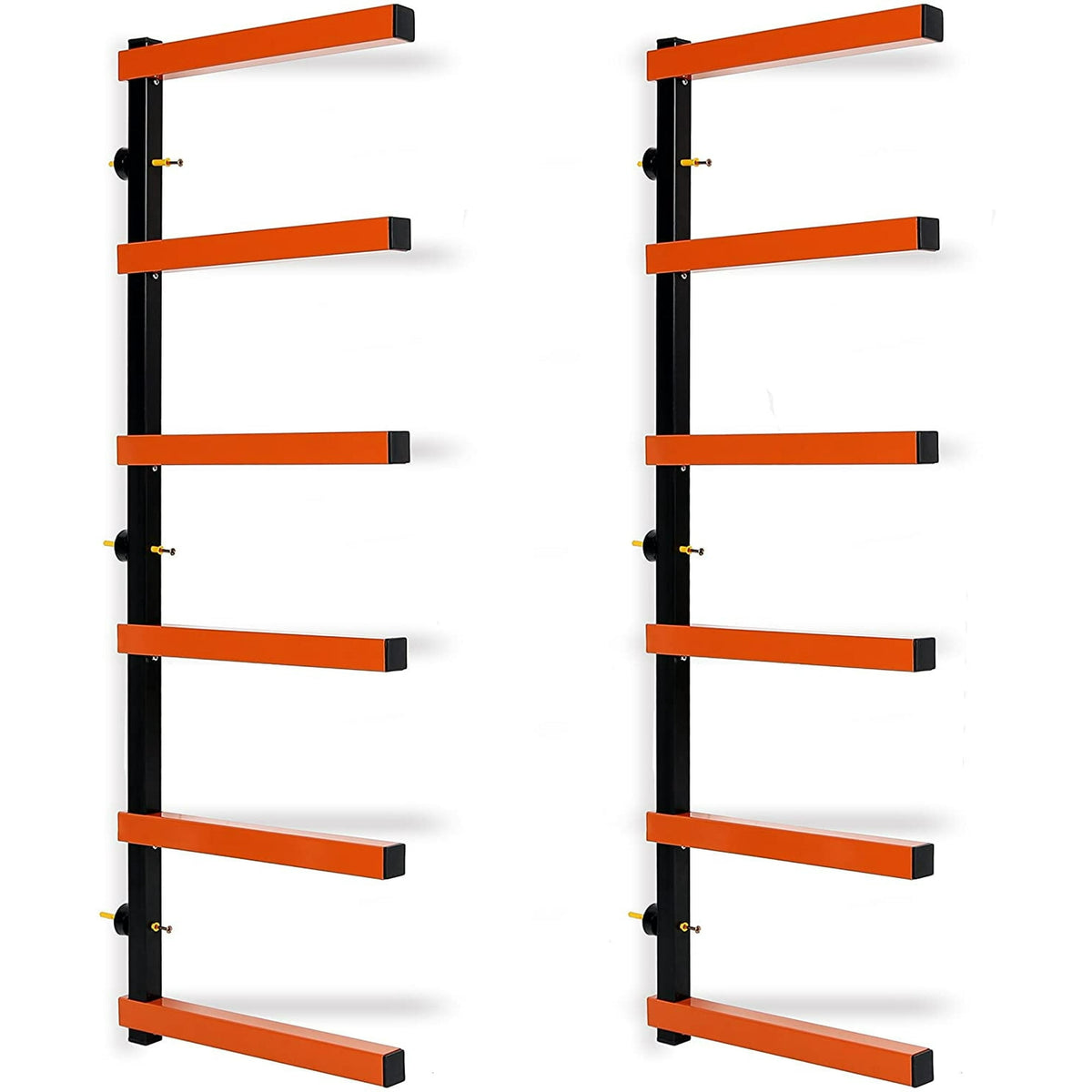 Kojem Six-Level Lumber Storage Rack with 600 lb Capacity, Suitable for ...