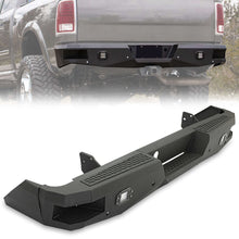 Load image into Gallery viewer, YIKATOO® Off-road Rear Bumper Compatible with 2014-2021 Toyota Tundra 2WD/4WD with 2 LED Lights Powder Coated Steel -junior
