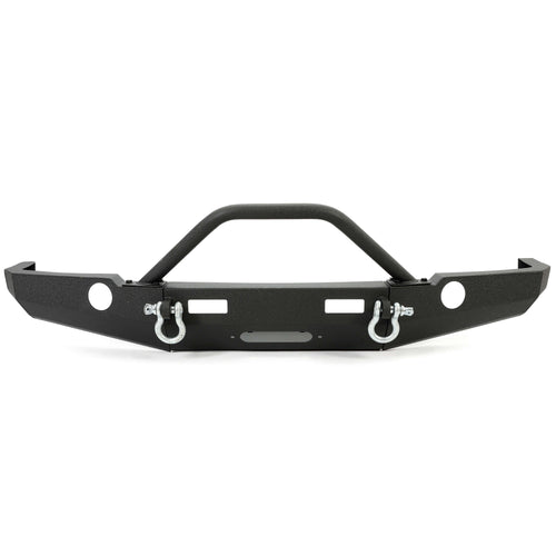 YIKATOO® Front Winch Custom Bumper W/ BullBar D-Rings For 1998-2004 Land Rover Discovery II -junior