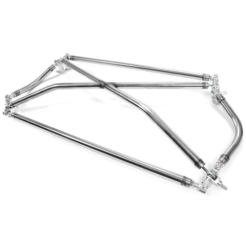 YIKATOO® C Pillar X Brace Cross Strut Bar Rear Trunk Suspension Compatible with 1996-2000 Honda Civic EK9 Stainless Steel -junior