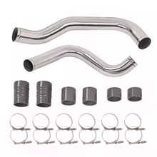 Load image into Gallery viewer, Polished 3 Inches Intercooler Pipe &amp; Boot Kit For Ford 7.3L 1999.5-2003 Powerstroke-junior