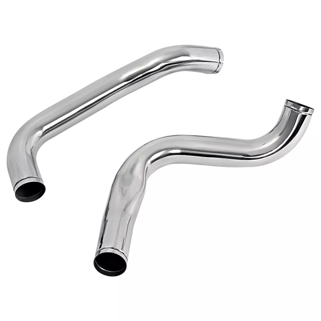 Polished 3 Inches Intercooler Pipes For Ford 7.3L 1999.5-2003 Powerstroke Diesel-junior