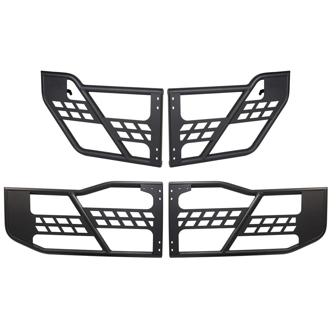 Side fender flares Fits Jeep 07-18 Wrangler JK Off Road Front+Rear Tubular 4 Door Set