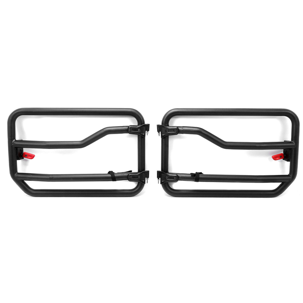 YIKATOO® Half Doors Front Tubular Tube Doors for 2018-2021 Jeep Gladiator & Jeep JL Wrangler -  junior