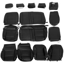 Load image into Gallery viewer, For 2014-2018 Chevy Silverado LT DOUBLE Cab Full Set Seat Cover Black
