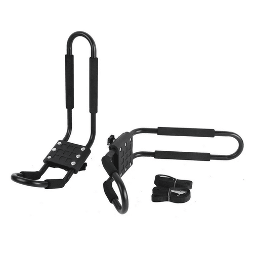 Kojem Kayak Roof Rack Canoe Boat Surf Ski Roof Top Mount on SUV Cars Truck Car Cross bar W/Tie Down Straps