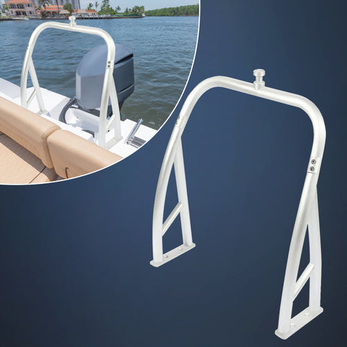 Kojem Universal Rear Ski Tow Bar Tower for Pontoon Boats Pylon Outboard Motor Pylon Pole Aluminum