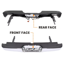 Load image into Gallery viewer, Chrome Complete Rear Step Bumper Assembly Fit For Toyota Tacoma Truck 1995-2004