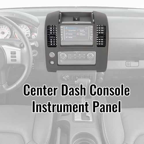 Kojem Center Dash Console Instrument Panel Bezel Lid for 2005-2020 Nissan Frontier