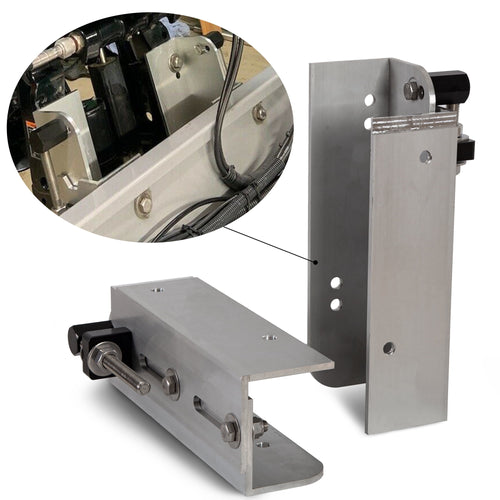 Kojem Adjustable Outboard Boat Jack Plate 6in Set Back Aluminum Boat Motor Power Lift Add Distance Between Engine and Transom