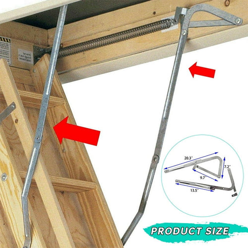 Kojem Pair of Werner 55-1 Attic Ladder Spreader Hinge Arms for MFG 2006 and Older