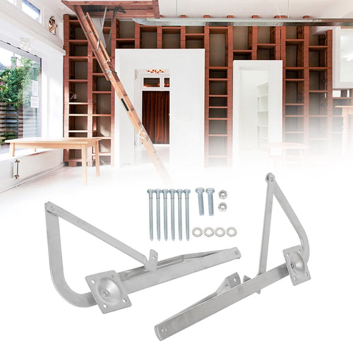 Kojem Attic Ladder Spreader Hinge Arms Fit for 2010-up 55-2 Counter Balance Arms Hinge Kit MFG Werner Mk 5 WU2210 W2208 W2210 Thick Zinc Replacement