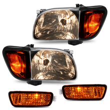 Load image into Gallery viewer, Pair Headlights + Corner Lights+Turn Signal w/Bulbs For Toyota Tacoma 2001-2004