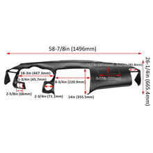 Load image into Gallery viewer, Molded Dash Cover Overlay Cap Pad Black For 2004-2009 Lexus RX330 RX350 RX400H
