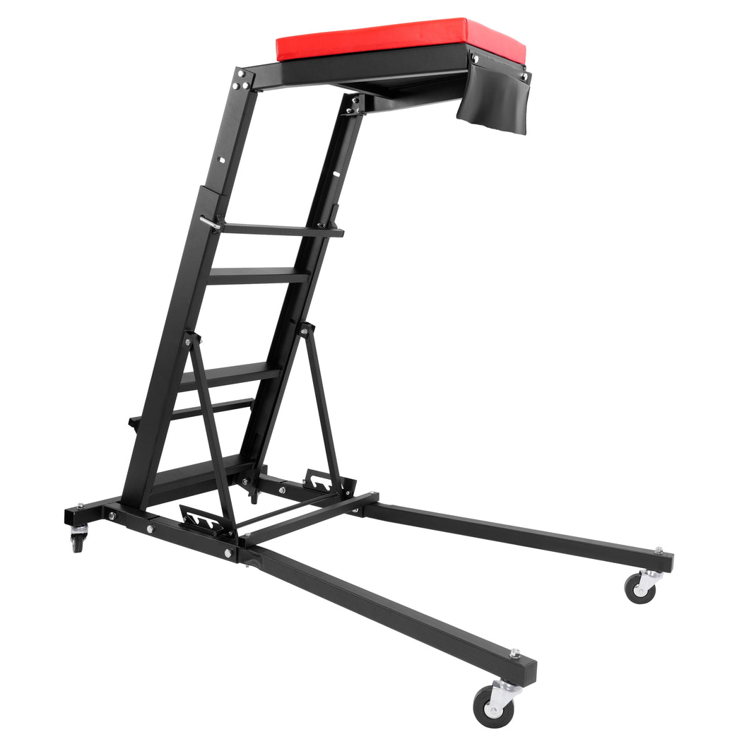 KOJEM Topside Creeper 48in to 66in Adjustable Topside Engine Repair Creeper Suit for Automotive Engine Creeper Compartment