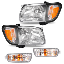 Load image into Gallery viewer, Pair Headlights + Corner Lights+Turn Signal w/Bulbs For Toyota Tacoma 2001-2004