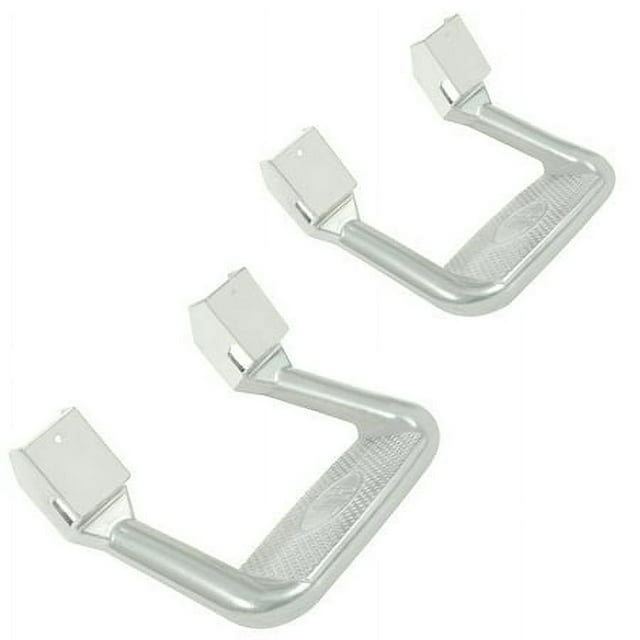 Kojem Universal Side Step Nerf Bars for 1967-2020 Chevrolet GMC Ford Isuzu Aluminum Polishing Silvery