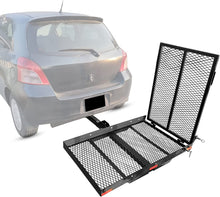 Load image into Gallery viewer, Kojem Car Hitch Cargo Carrier Scooter and Wheelchair Carrier with Folding Ramp Steel 500 lbs Weight Capacity