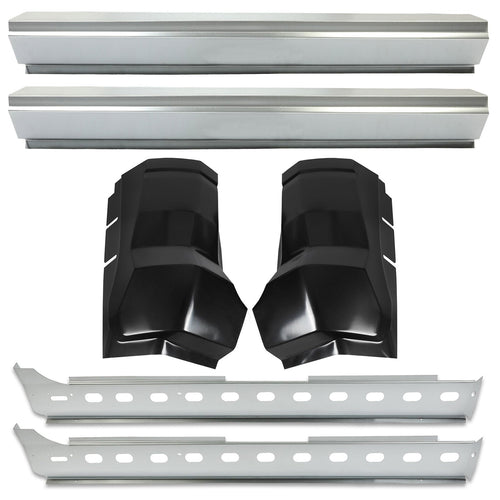 YIKATOO® Outer Inner Rocker Panels& Cab Corner For 2002-2008 Dodge Ram 1500/2500 Quad Cab -junior