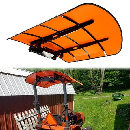 Kojem Tractor Canopy for ROPS 48-3/8 inch X 48-3/8 inch - Orange - Will Add About 4'' to The Height of The Tractor